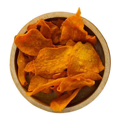 Bowl de snacks de boniato naranja